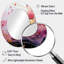 Or et rose moderne liquide formes IV - miroir mural ovale moderne-659467828