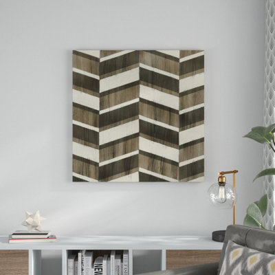 «Driftwood Geometric VII», impression sur toile