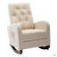 Chaise berçante à haut dossier pour chambre de bébé