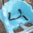 Step2 Plastic Blue/Grey Two Person Glider Swing Seat with Chains