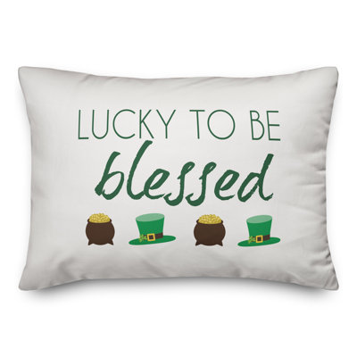 Coussin Lucky To Be Blessed