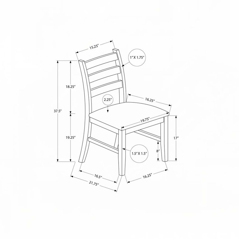 Chaises de salle à manger rembourrées