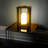 Siroco Portable LED Lantern Lamp with Flame Effect or Static Light, Wireless & Rechargeable Battery