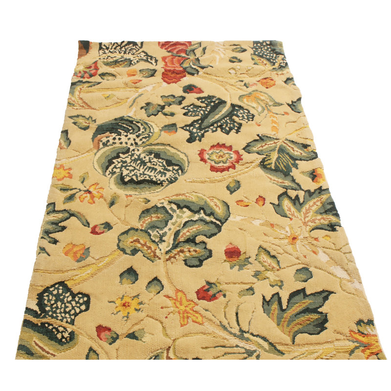 One-of-a-Kind 1'11" X 6'6" Hand Knotted Area Rug