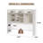 Furnier Desktop Bookshelf With 7-compartment Organizer & Grid Panel-1532096613