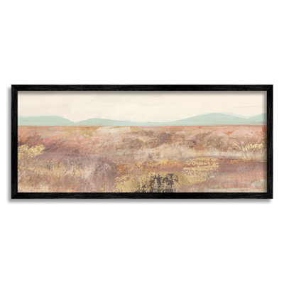 " Abstract Neutral Prairie Landscape " by Nina Blue