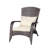 Patio Chair with Cushions(Beige Cushion)