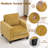 Mid-Century Accent Chairs Featuring Wide Backrest-311153059