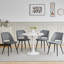 43.5cm H Upholstered Metal Parsons Chair-1415678812