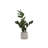 Artificial Greenery In Cement Pot