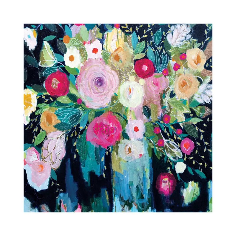 Follow The Roses by Carrie Schmitt - Wrapped Canvas Gallery-Wrapped Canvas Giclée, 93.98 cm H x 93.98 cm W x 3.175 cm D