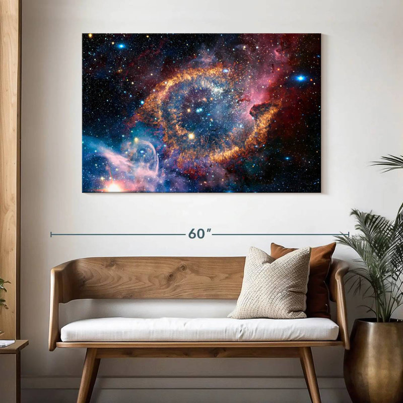 Oberle Helix Planetary Nebula, 32" H x 48" W