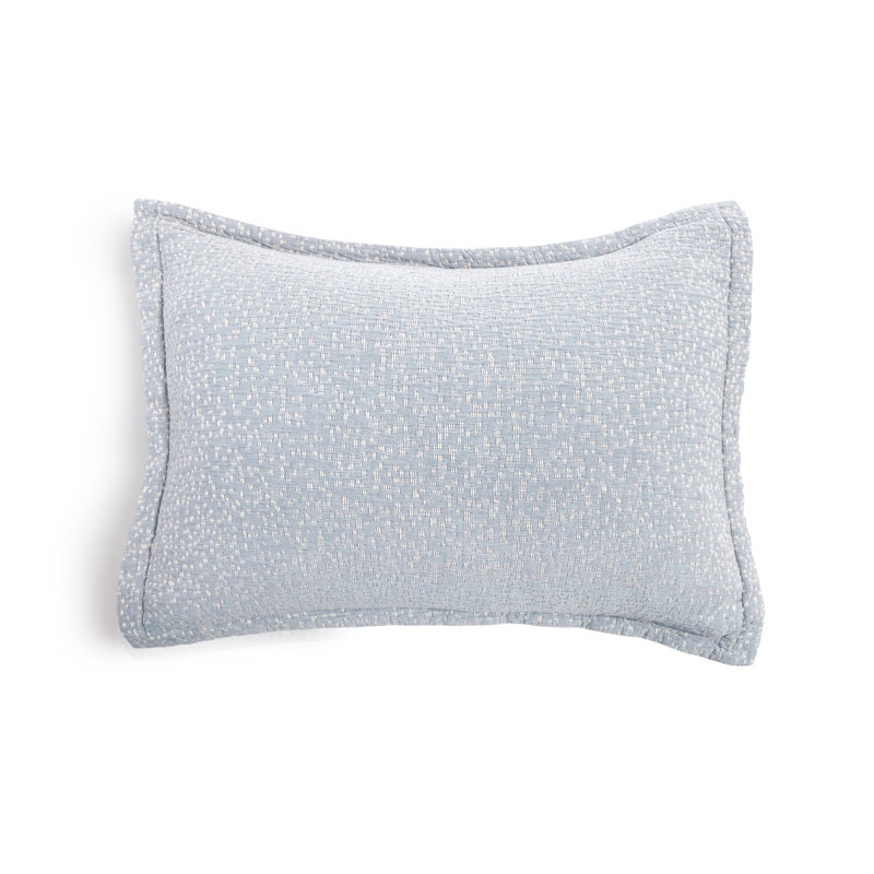 Malibu Cotton Sham, Standard, Light Blue