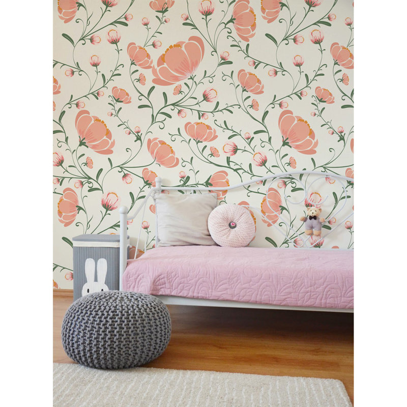 Cartlin 2.5m x 2.5m Matte Wallpaper Roll, 290 x 290cm