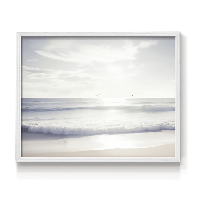 Série nautique-Lxxi - impression encadrée - réarmable, H 8 po x l 10 po, Blanc