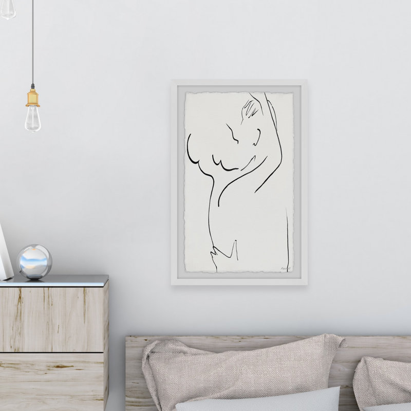 Love Sketch - Single Picture Frame Print, 91cm H x 61cm W x 3.81cm D