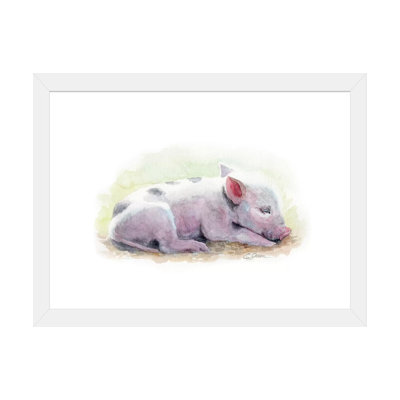 " Sleeping Farm Piglet "