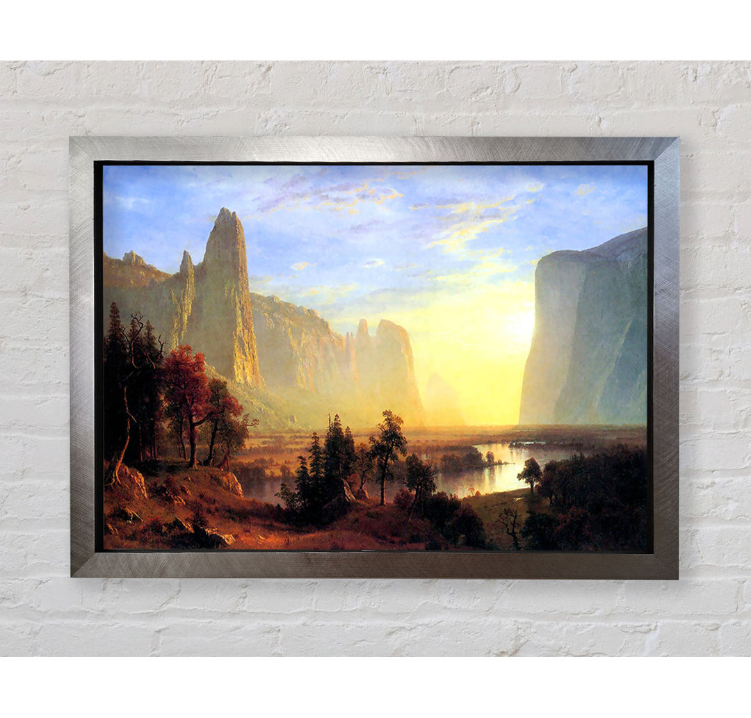 Yosemite Valley von Bierstadt - Einzelne Bilderrahmen Kunstdrucke