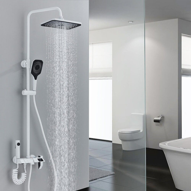 Robinet de douche à pression équilibrée (température et volume) avec valve brute