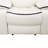Recliner Sofa Chair with Storage for Living Room,Leather, White