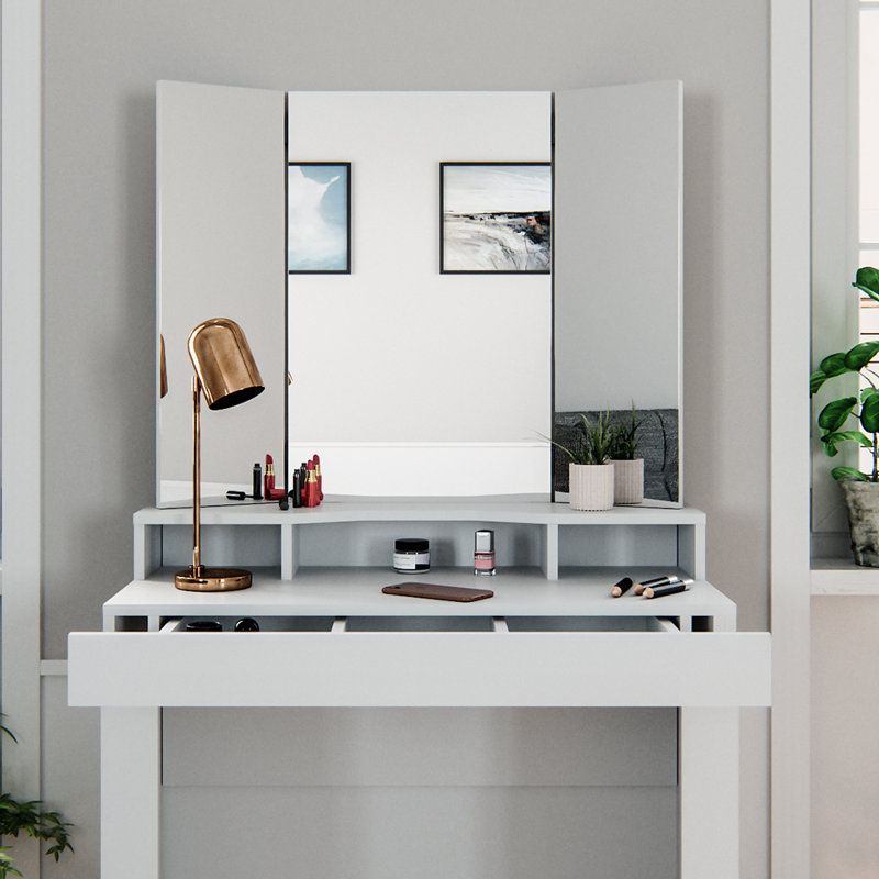 Zythum Dressing Table with Mirror