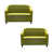 Similicuir vert olive