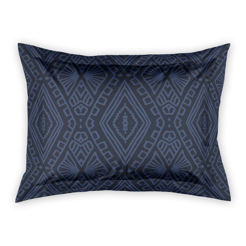 Polyester Geometric Sham Set