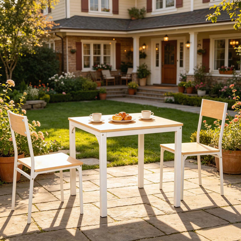 3-Piece Apartment Dining Table and Chairs Set