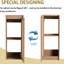 Armoire latérale de salle de bain 12 po, portes murales à fermeture en douceur, armoire de rangement spacieuse 12 po, avec porte
