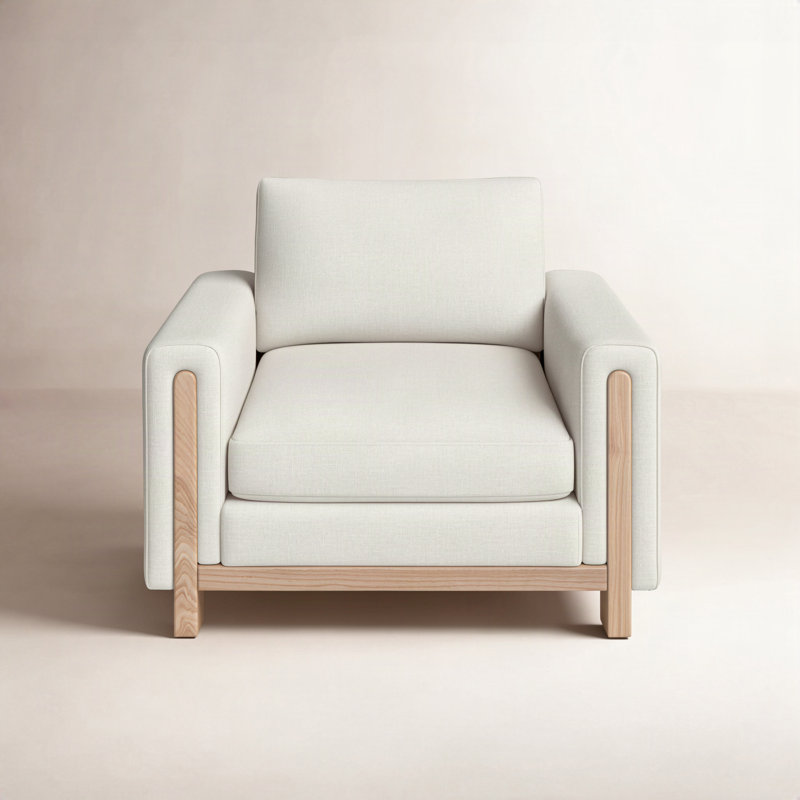Fauteuil rembourré 43,3 po Adika, Lin Effie