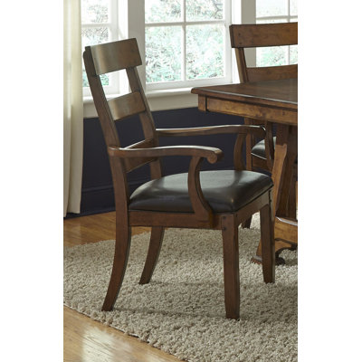 Chaise avec accoudoirs rembourrée Hayashi