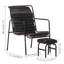 Upholstered Lounge Chair With Footstool
