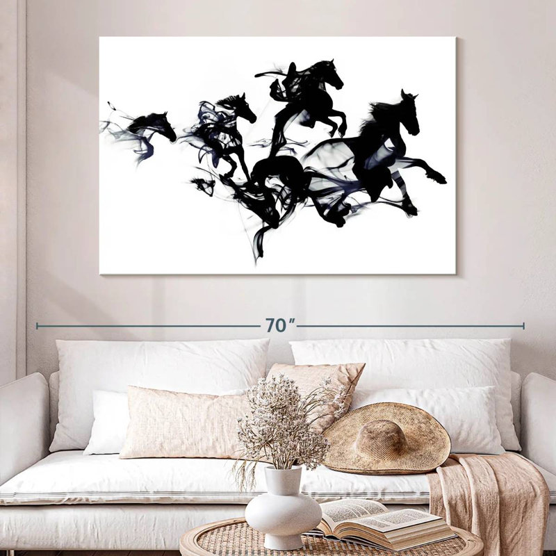 Black Horses, 34" H x 51" W