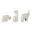 Sculpture de petits animaux safari en marbre Cole and Grey-20641874-20641873