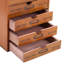 Saguache Wood Desk Organiser with Drawers