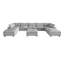 Canapé modulaire rembourré en U avec repose-pieds 10 pièces-131403392