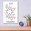 «Oxytocin Molecule» par Maxim - impression sans cadre-1129954443