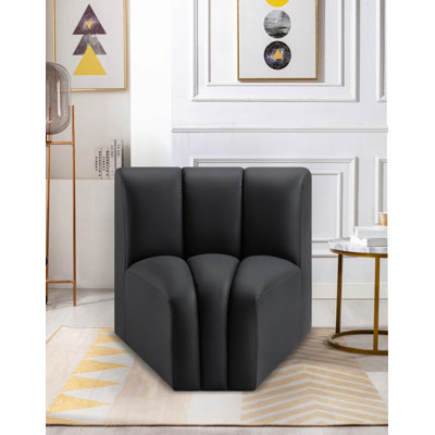 Chaise d'appoint en cuir Hollimon Vegan