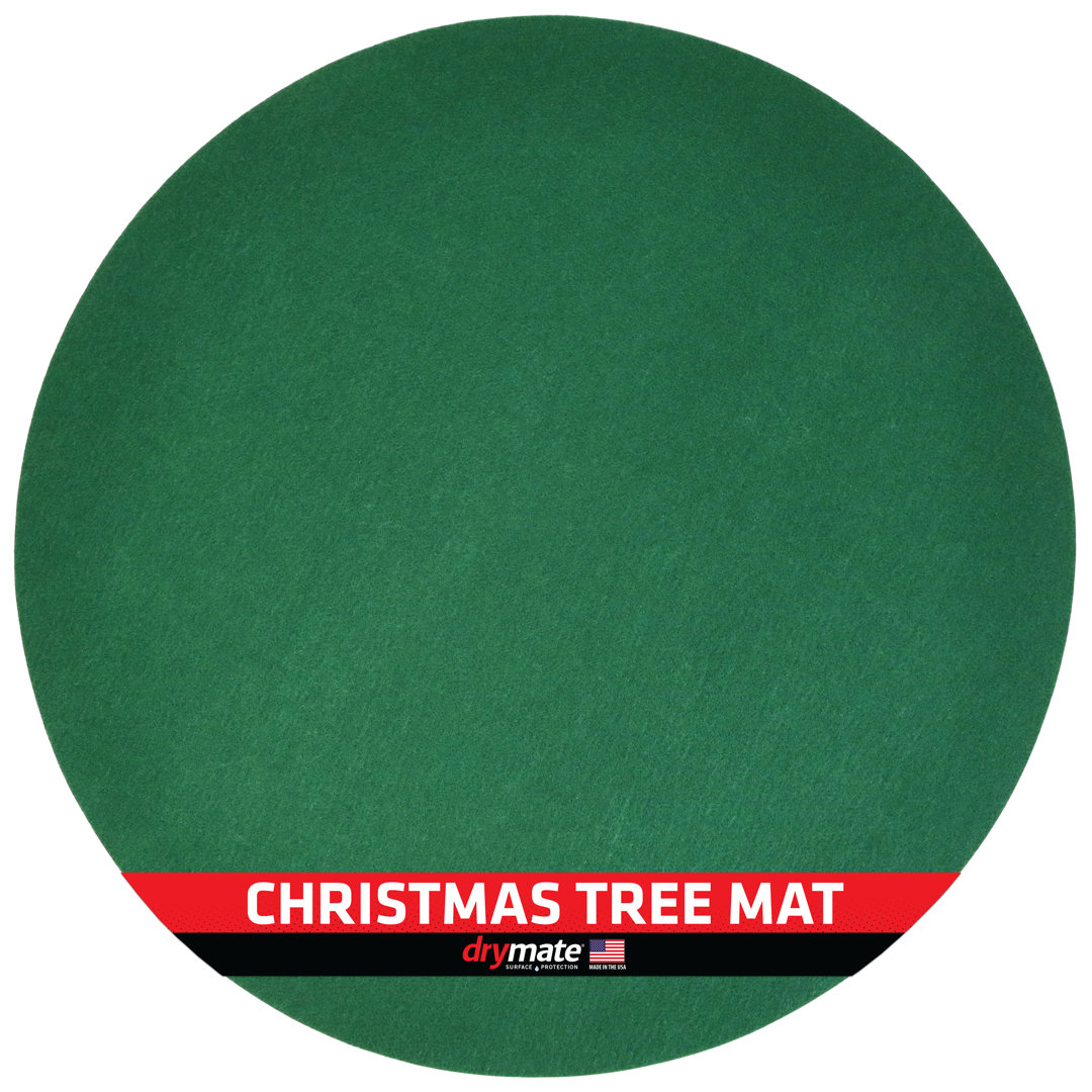 Christmas Tree Stand Protective Mat - Absorbent/Waterproof/Machine Washable Drymate 