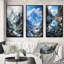 «Canada Majestic Peaks», 3 pièces sur toile-367533247-367532868