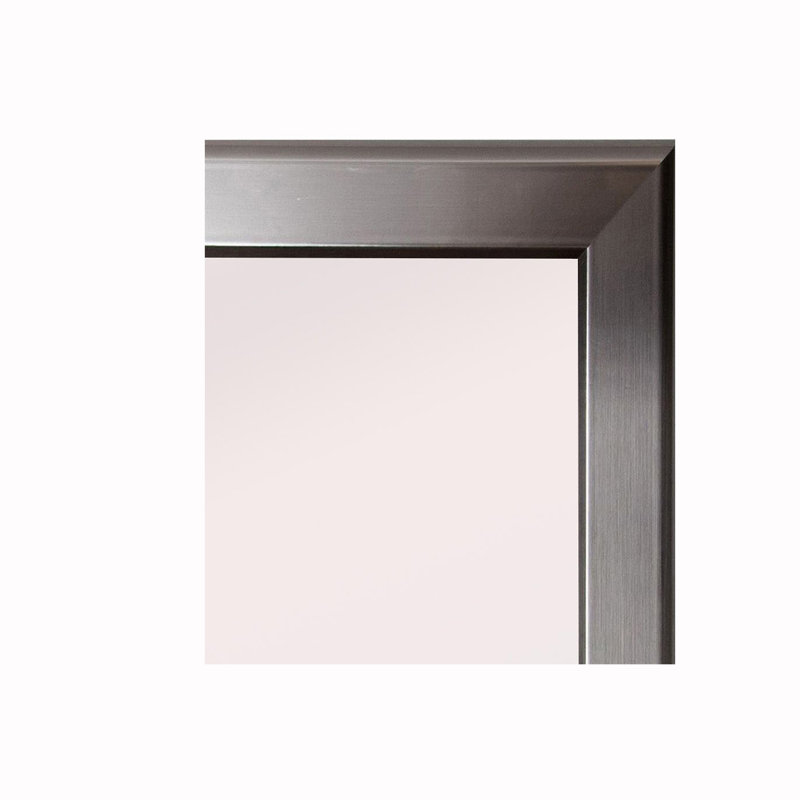 Osorio Wood Flat Mirror, 58" H x 34.5" W