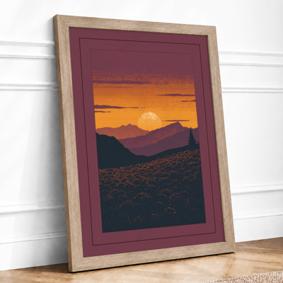 Desert Sunset Minimalist - Print