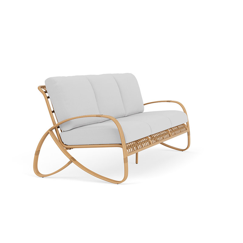 Riviera Outdoor 3 - Seat Patio Sofa, Reflections Ice