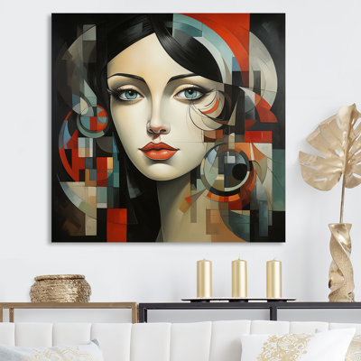 Pablo Picasso Cubism Portrait III - Woman Abstract Wall Art