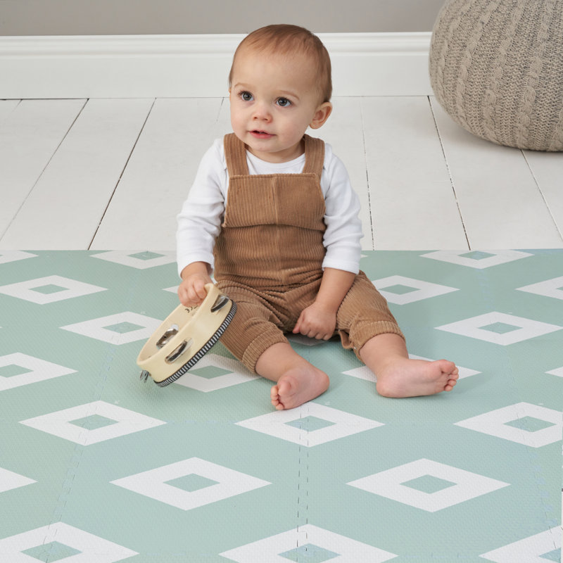 Tutti Bambini 24 Piece Puzzle Playmat, Mint