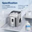 Vivohome 33 Lb. Machine à glaçons portative-104779958