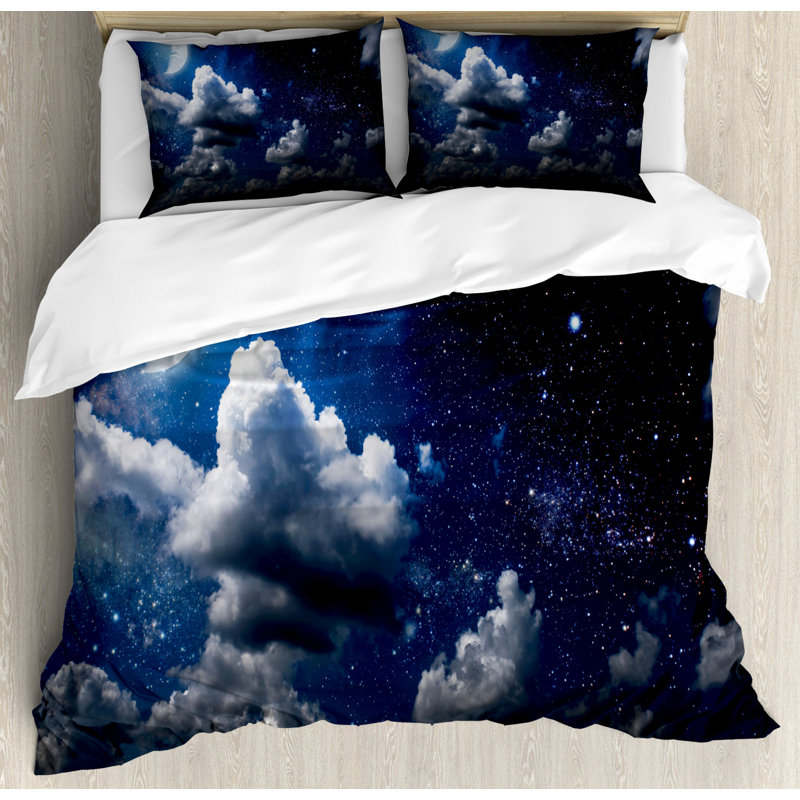 Modern & Contemporary Duvet Cover, Queen Duvet Cover + 2 Standard Shams