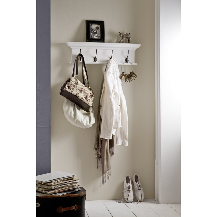 Indian Shelf 2 Pack Hook | Modern Coat Hanger | Pink Key Hanging Hooks |  Ceramic Coat Hooks Modern | Calla Lily Etched Decorative Wall Hooks for  Wall