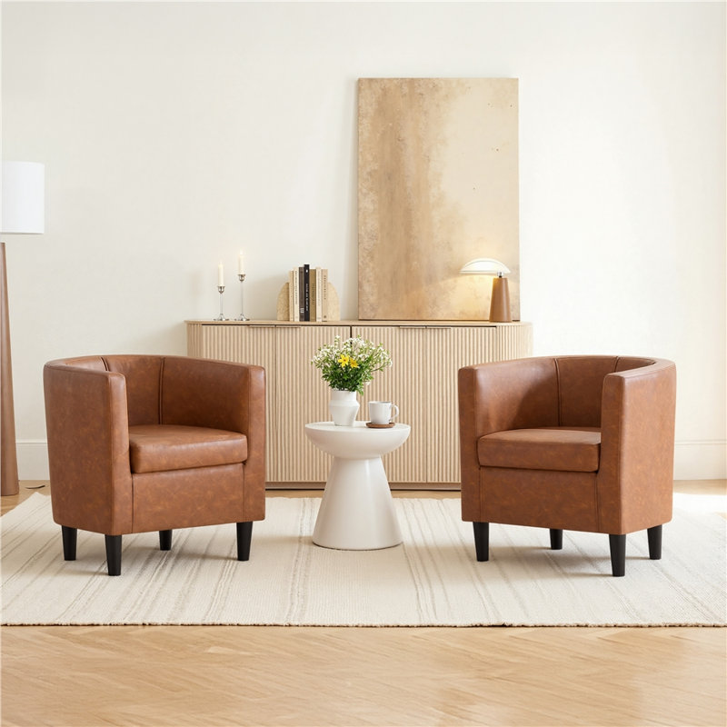 Fauteuil demi-tonneau Birkan