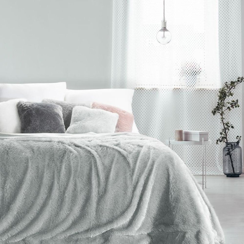 Eurofirany Blanket, W200 x L150cm, Silver